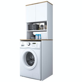 Hanah Home Armario para Lavadora KD101 - 1950 - Walnut